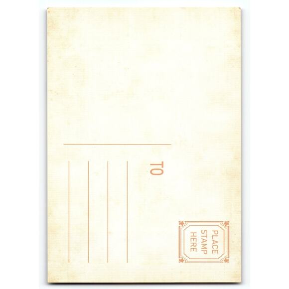 Vintage Halloween Postcard Jack O'Lantern with Raven & Flying Crows - Picture 2 of 2